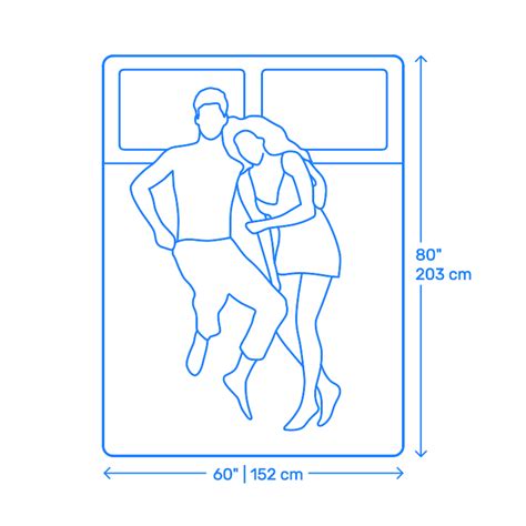 queen size bed dimensions mm